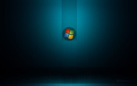 Wallpaper 62 - Windows 7 - cyan, microsoft, blue, ball, seven, windows, dark, vista, black, windows 7, green, 7