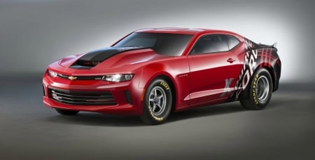 2016 Chevrolet COPO Camaro - red, bowtie, copo, gm