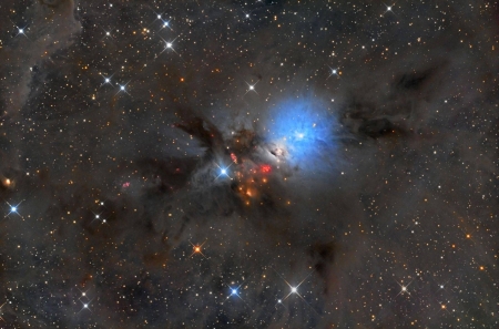 NGC 1333 Stellar Nursery in Perseus - fun, stars, galaxy, cool, space