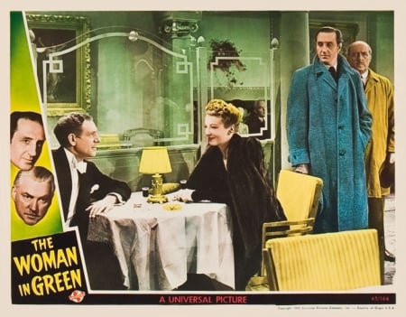 Classic Movies - The Woman In Green (1945) - Nigel Bruce, Basil Rathbone, Classic Movies, The Woman In Green 1945