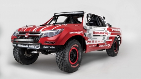 2016-Honda-Ridgeline-Baja-Race-Truck - Light bar, Honda, 2016, Dirt Truck