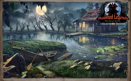 Haunted Legends 7 - The Secret of Life01 - hidden object, cool, video games, fun, puzzle