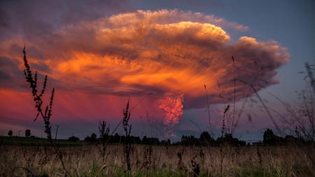 Calbuco Volcano - calbuco, ash, mountains, eruption, nature