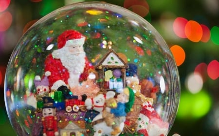 Christmas Ball - ball, decor, crystal, christmas