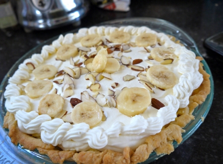 banana cream pie - fun, entertainment, yummy, cool, food, pie