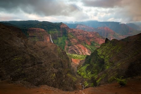 Waimea Canyon - cool, canyon, fun, nature, mountain