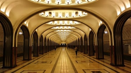 Moscow metro station - metro, moscow, amazing, station