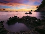 sunset on boracay island the philippines