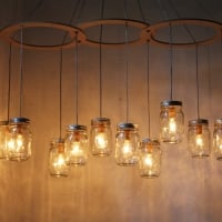 Mason Jar Chandelier Lighting