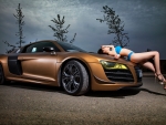 Audi-R8-with-Hot-Girl