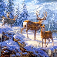 Gathering of Deer 