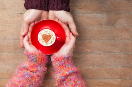 â™¥ - love, abstract, coffee, hands