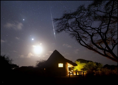 Morning Moon, Planets, and Taurid