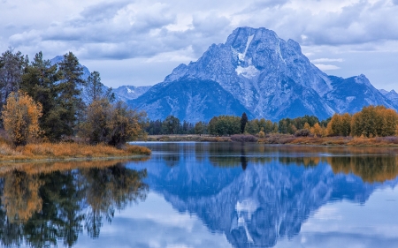 Reflection - lake, nature, mountain, reflection