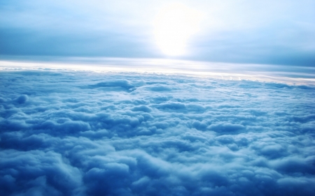 Above the Sky - sky, nature, clouds, blue