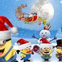 Minion Christmas Helpers