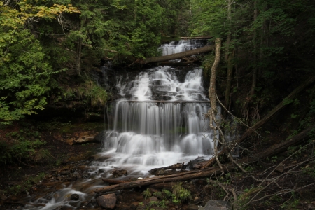 Wagner Falls - Wagner, Michigan, Waterfalls, Munising