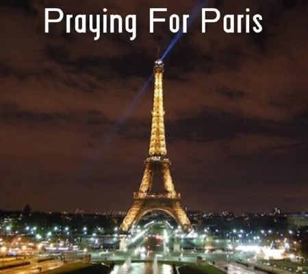 You are in our thoughts and prayers - paris, prayer, france, tower