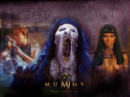 the mummy - mummy, man, woman, gun