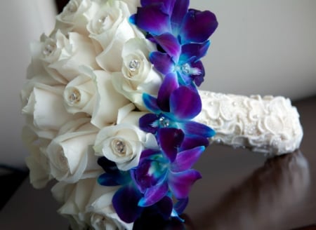 Wedding Bouquet - flowers, bouquet, roses, wedding