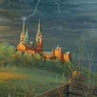 Thunderstorm over the Village