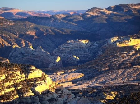 Dinosaur National Monument - mountains, cool, canyon, fun, nature