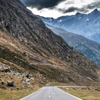 passo rombo between austria and italy hdr