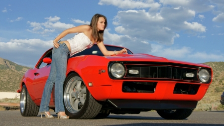 Camaro Beauty - babe, classic, gm, z28