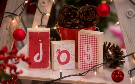 Joy - words, decor, joy, christmas