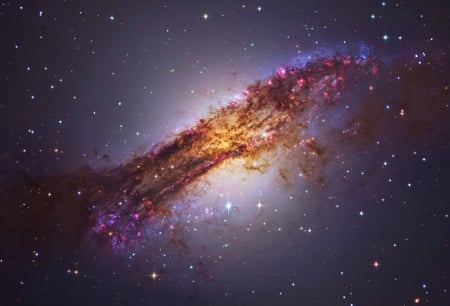 Centaurus A - space, fun, stars, cool, galaxy