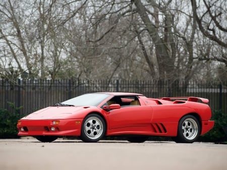 lamborghini diablo vt roadster - lamborghini, diablo, roadster, italian