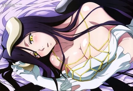 Albedo - anime, albedo, overlord, demon