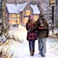 Couple in the Snow