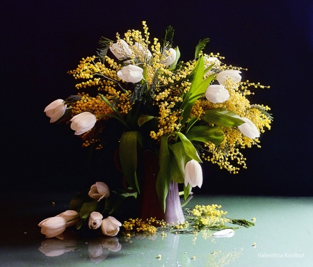 Still Life - flowers, still life, amazing, tulips