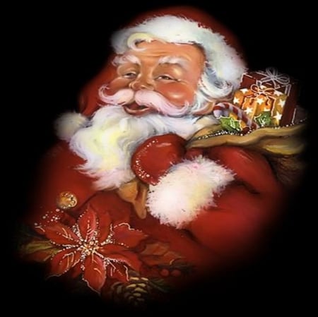 Santa Claus - santa claus, holiday, gifts, christmas