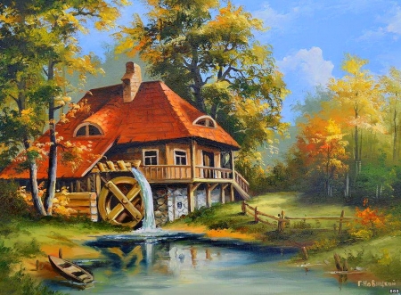 Autumn mill