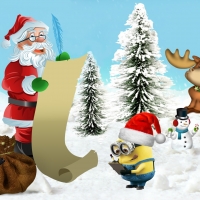 Christmas Minions by MaDonna