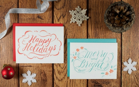 Happy Holidays - holiday, cards, wood, christmas