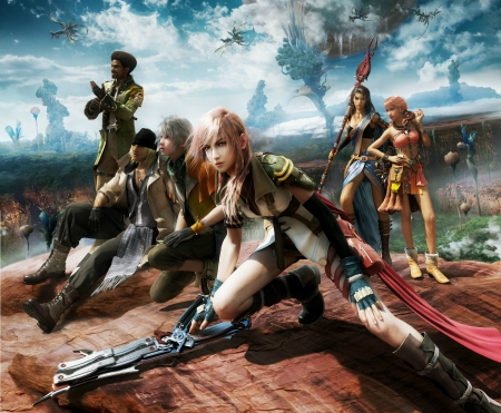 Final Fantasy - game, heroes, Final fantasy, art