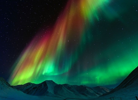 Beautiful - nature, view, sky, beautiful, aurora