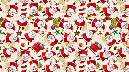 Christmas texture - santa claus, white, red, craciun, yellow, texture, christmas