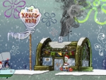 Spongebob Squarepants Krusty Krab Winter Desktop Background