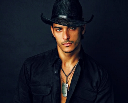 Pedro Perestrello - hat, male, black, model, Pedro Perestrello, man