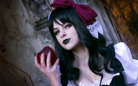 Gothic - apple, gothic, woman, model