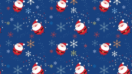 Christmas texture - christmas, santa, white, craciun, snowflake, blue, red, texture