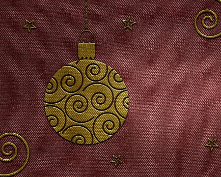 Happy Holidays! - craciun, carpet, ball, christmas, vintage, red, card, golden, texture