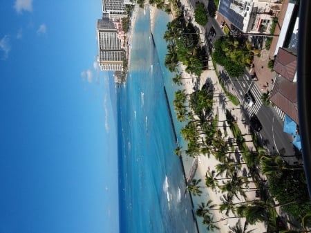 Waikiki Beach - room with a view, beach, waikiki, paradise