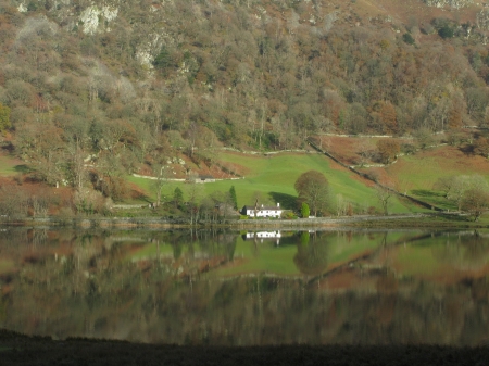 Rydal Water - Lake District, Reflection, Cottage, Rydal Water