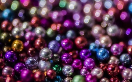 Colorful beads - ball, red, purple, pink, blue, beads, rainbow, texture, colorful, green