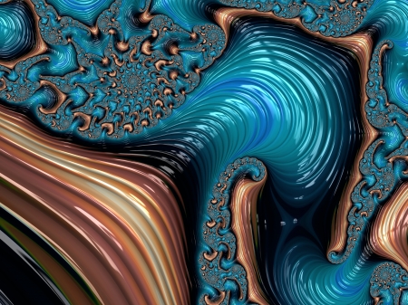 Elecric Flow - Fractal, Retina, Fractals, HD, iPAD, Ultra HD